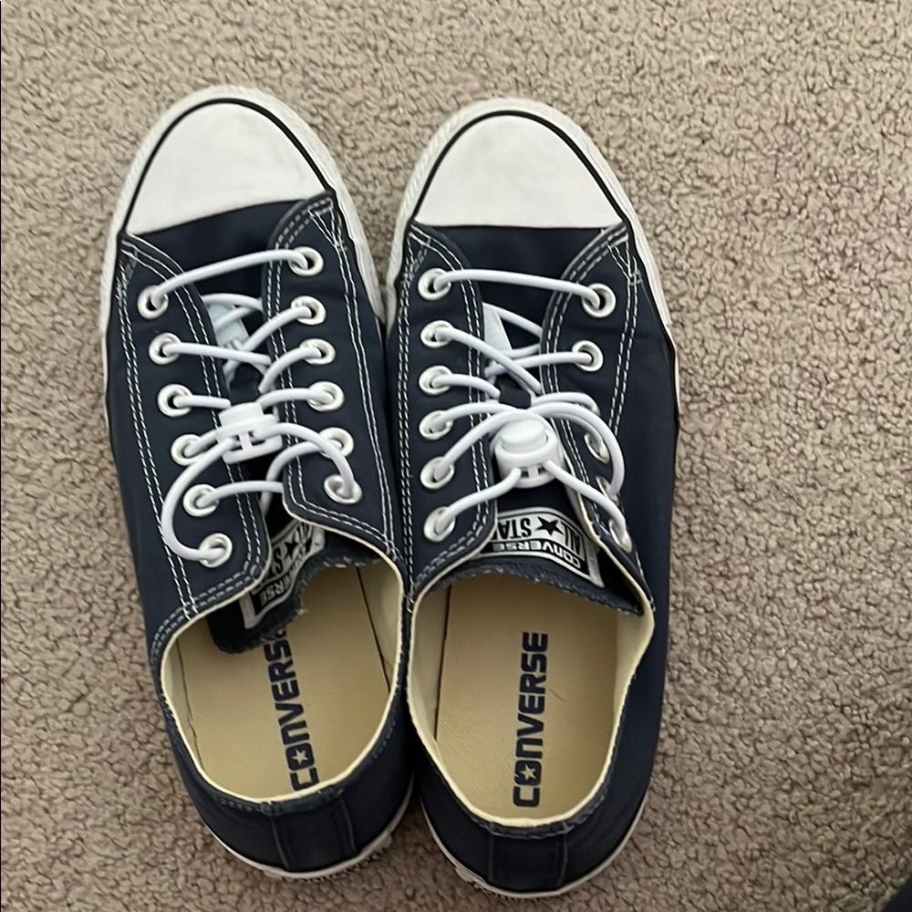 Converse Navy Blue Low-Top Sneakers